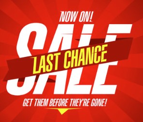 LAST CHANCE SALE ITEMS