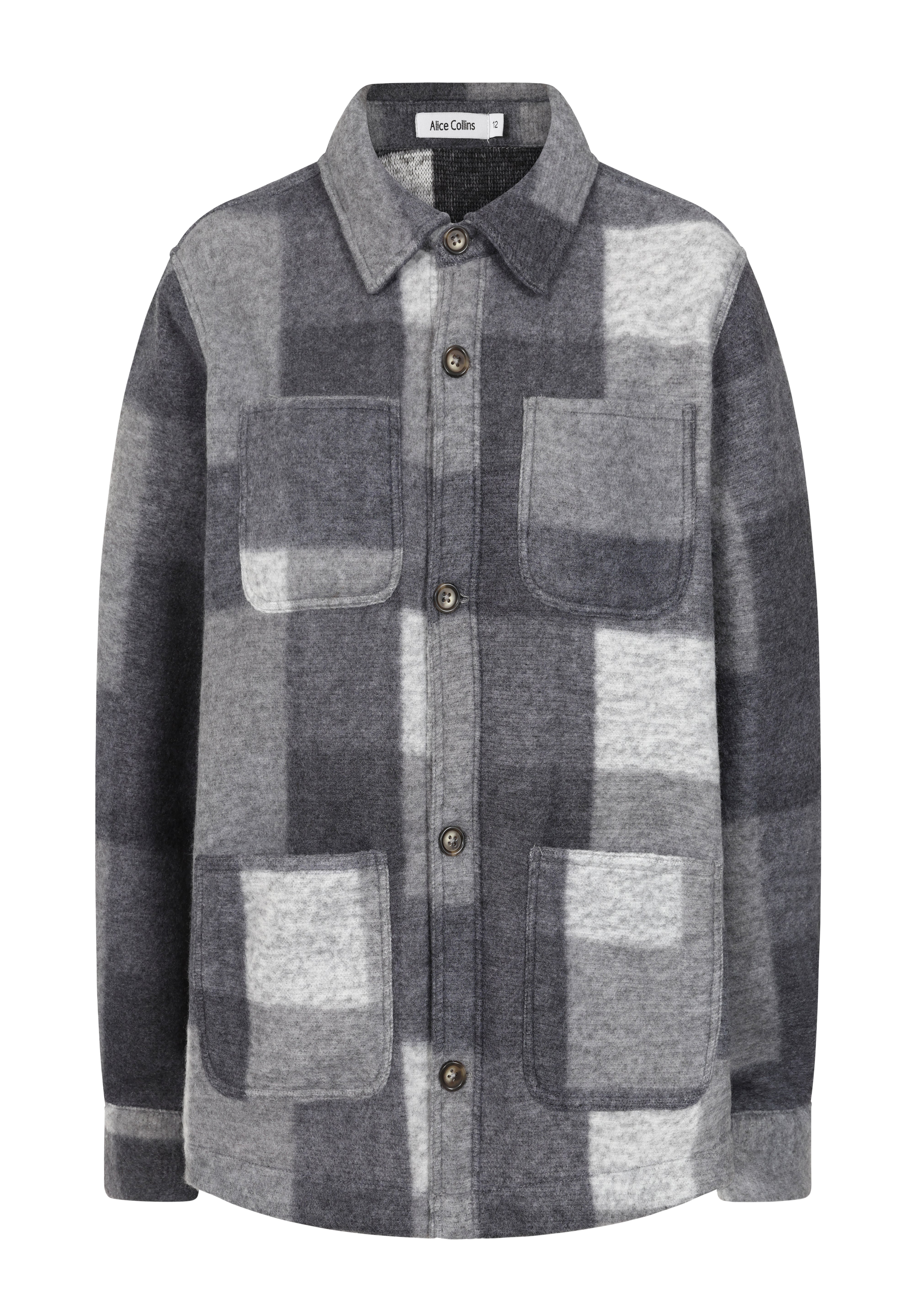 Alice Collins - Ladies Elle Fleece Coverall Jacket - Elephant Check - Wildvine Clothing, Spalding, Lincolnshire