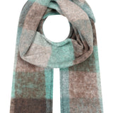Alice Collins - Ladies Elle Fleece Scarf - Evergreen Check - Wildvine Clothing, Spalding, Lincolnshire