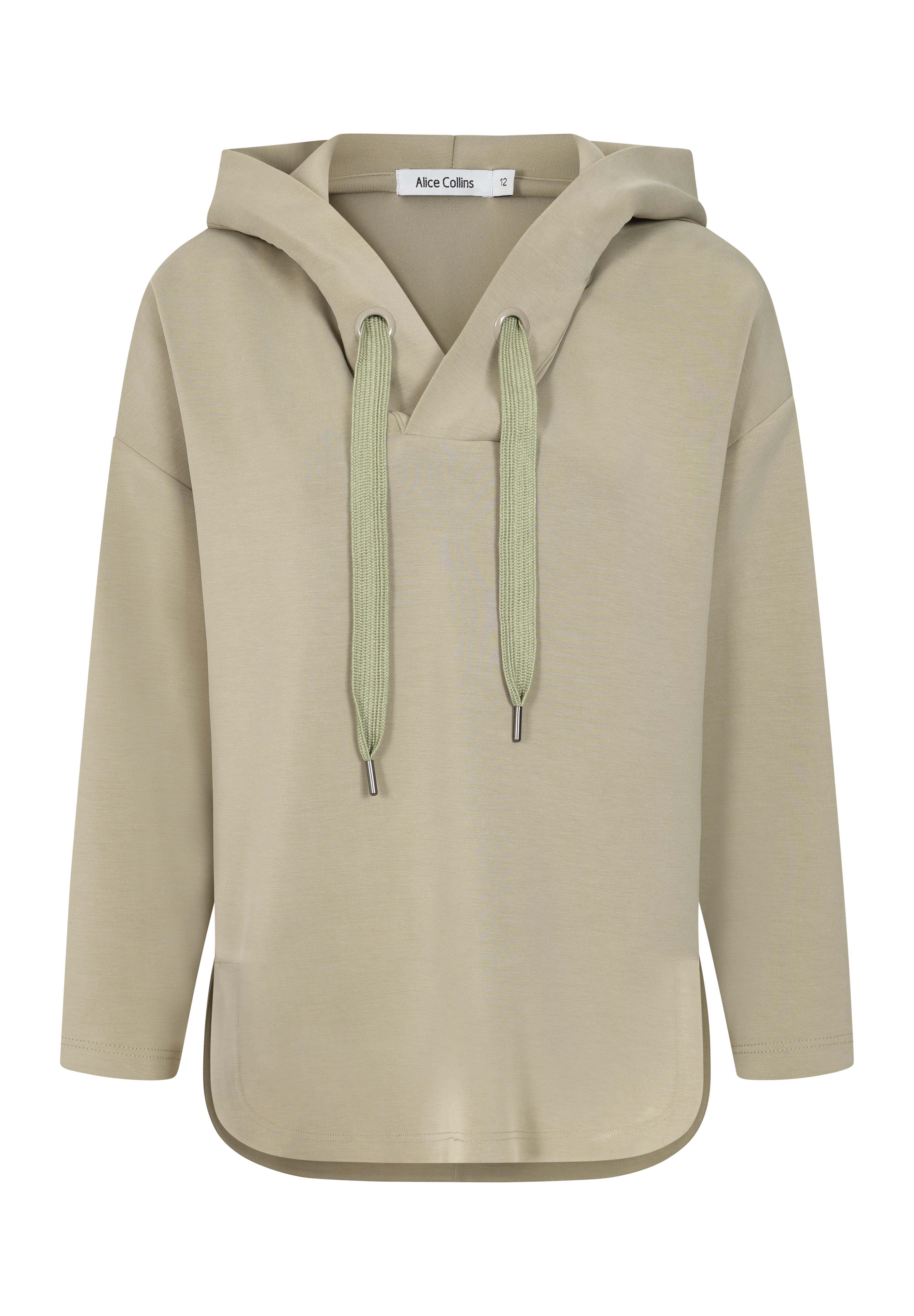 Alice Collins - Ladies Stella Hoodie - Khaki - Wildvine Clothing, Spalding, Lincolnshire