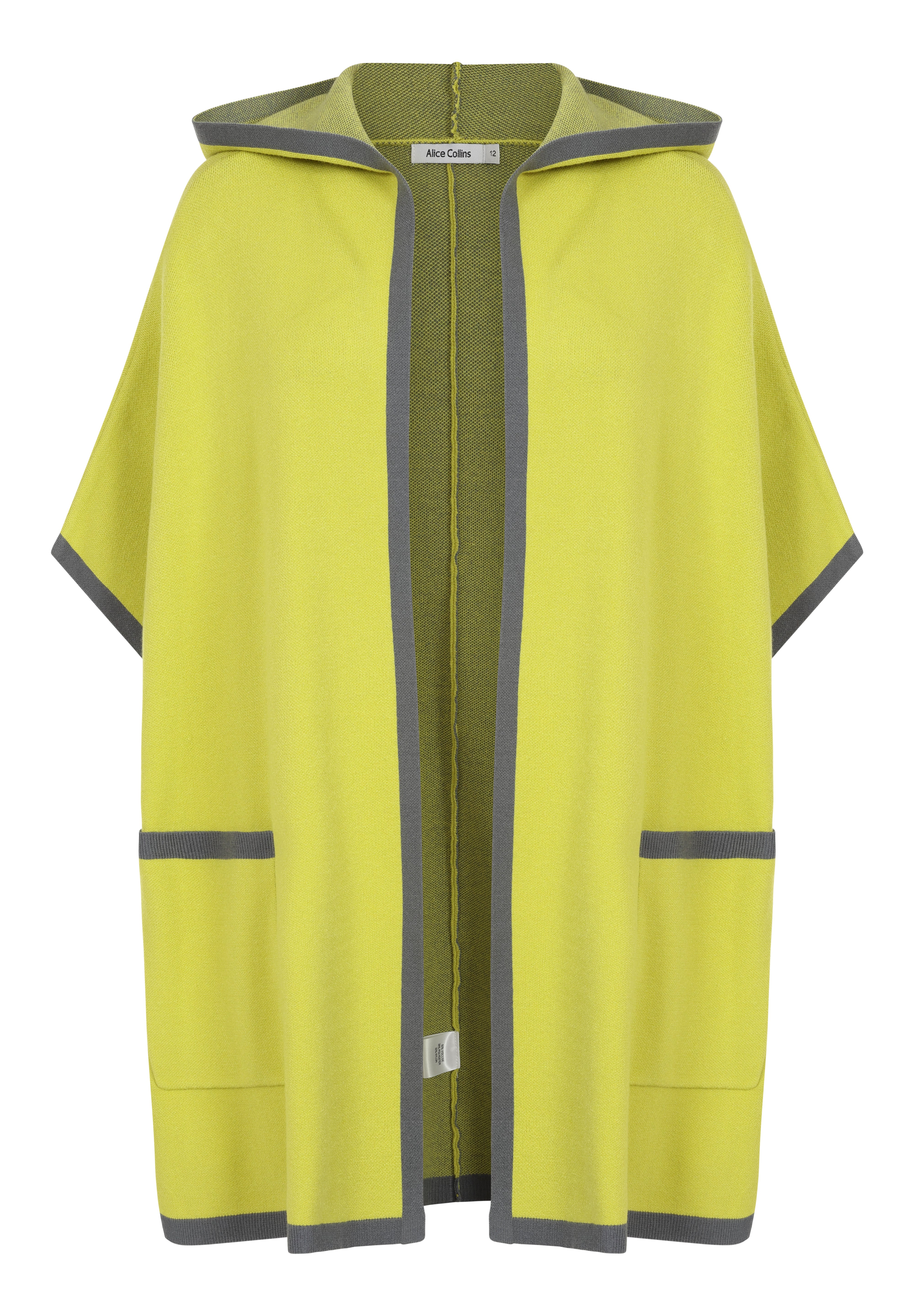 Alice Collins - Ladies Karlie Oversize Jacket - Citronelle/Storm - Wildvine Clothing, Spalding, Lincolnshire