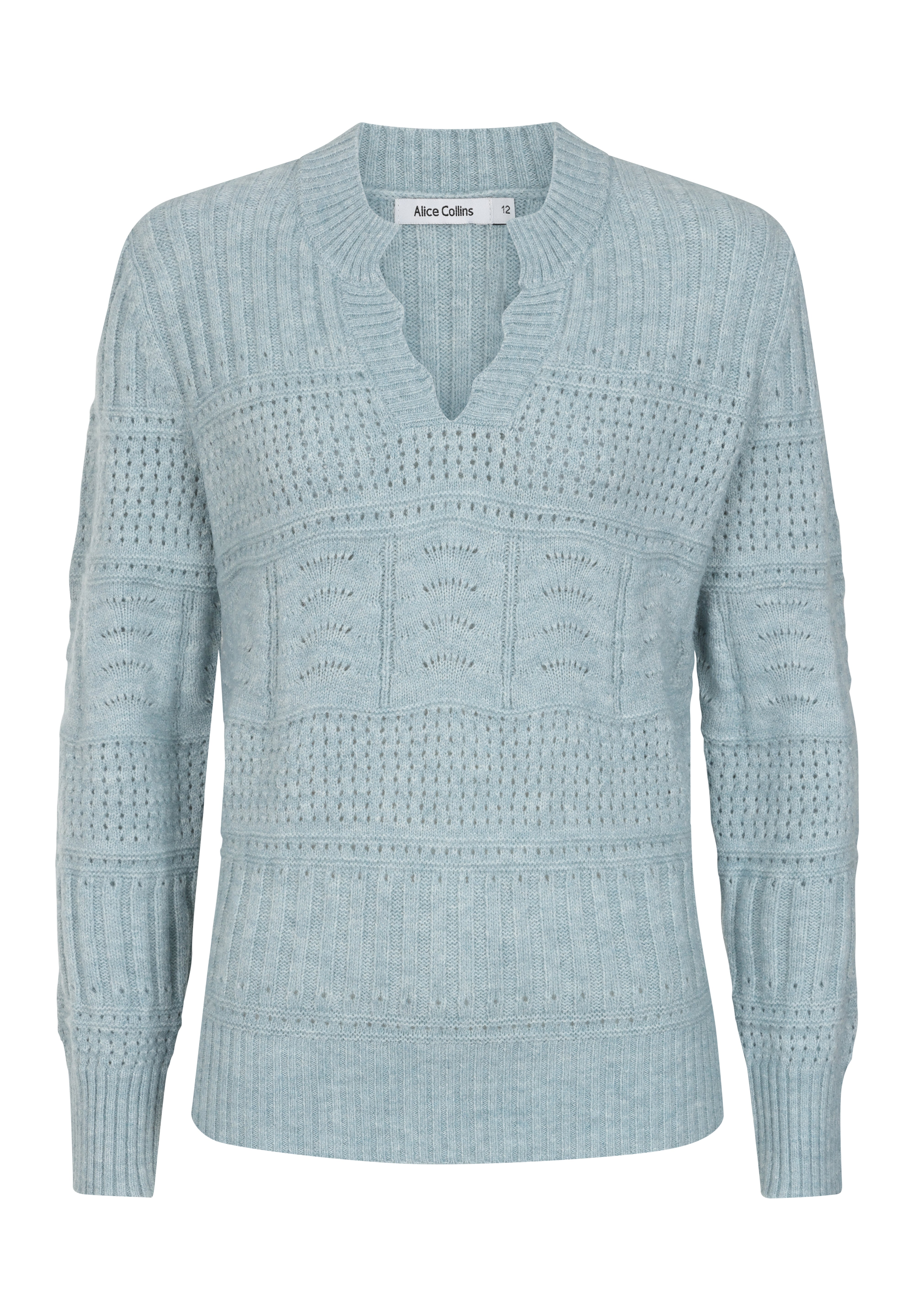 Alice Collins - Ladies Marieke Pullover - Powder Blue - Wildvine Clothing, Spalding, Lincolnshire