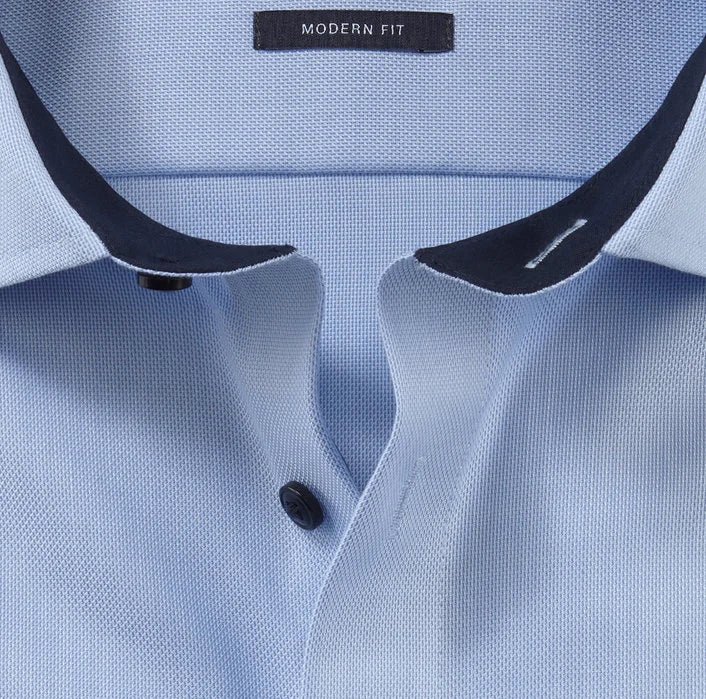 OLYMP - Mens Shirt - Luxor Modern Fit Shirt Light Blue - Wildvine Clothing, Spalding, Lincolnshire