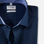 OLYMP - Mens Shirt - Level Five Body Fit - Night Blue - Wildvine Clothing, Spalding, Lincolnshire