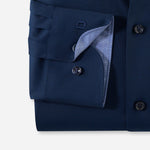 OLYMP - Mens Shirt - Level Five Body Fit - Night Blue - Wildvine Clothing, Spalding, Lincolnshire