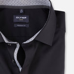 OLYMP - Mens Shirt - Luxor Modern Fit 26 - Black - Wildvine Clothing, Spalding, Lincolnshire