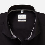 OLYMP - Mens Shirt - Level Five Body Fit -Black - Wildvine Clothing, Spalding, Lincolnshire