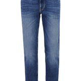 Fynch-Hatton - Mens Jeans - Tapered Slim - Mid Blue - Wildvine Clothing, Spalding, Lincolnshire