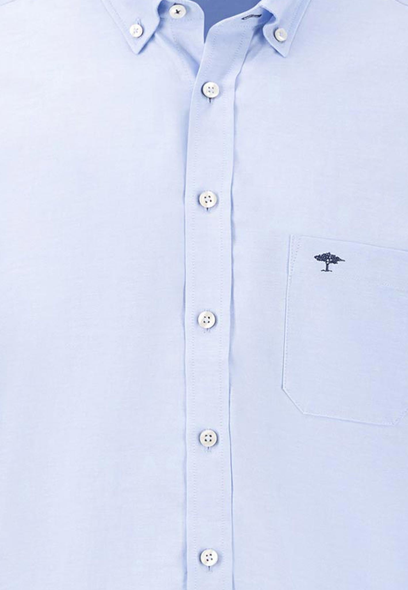 Fynch-Hatton - Mens Shirt - All Season Oxford - Light Blue - Wildvine Clothing, Spalding, Lincolnshire