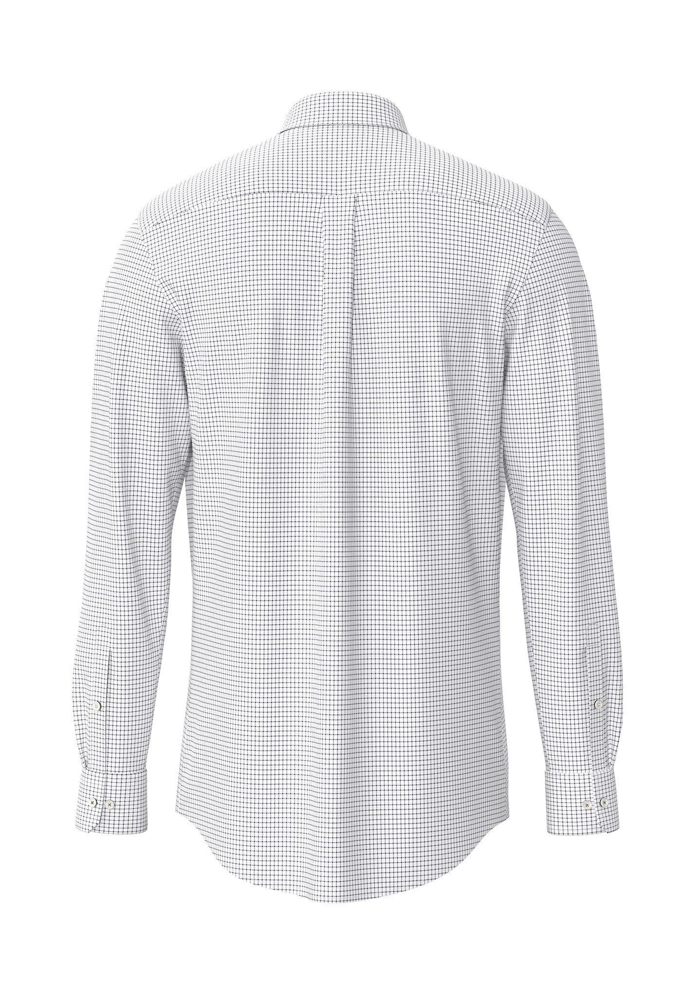 Fynch-Hatton Men's All Season Oxford Shirt – Navy Check - Wildvine Clothing, Spalding, Lincolnshire