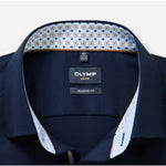 OLYMP - Mens Shirt - Luxor Modern Fit 26 - Navy - Wildvine Clothing, Spalding, Lincolnshire