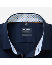 OLYMP - Mens Shirt - Luxor Modern Fit 26 - Navy - Wildvine Clothing, Spalding, Lincolnshire