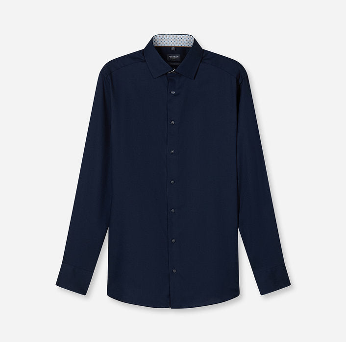 OLYMP - Mens Shirt - Luxor Modern Fit 26 - Navy - Wildvine Clothing, Spalding, Lincolnshire