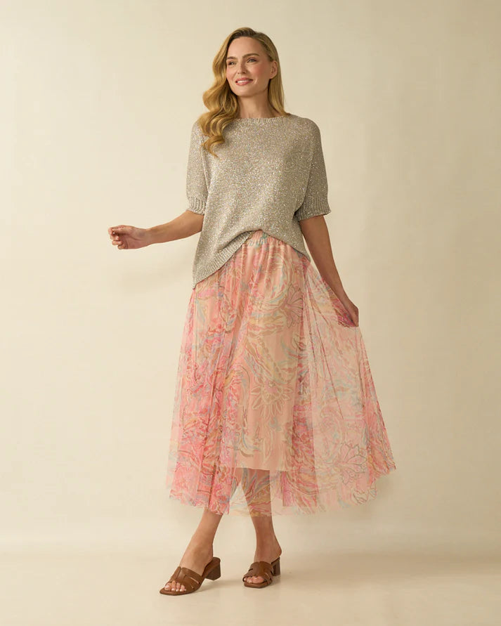 D.E.C.K By Decollage - Lurex Knit - Taupe - Wildvine Clothing, Spalding, Lincolnshire