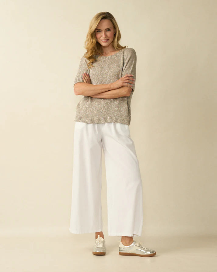 D.E.C.K By Decollage - Lurex Knit - Taupe - Wildvine Clothing, Spalding, Lincolnshire