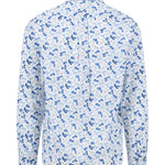 Fynch-Hatton - Mens Shirt - Premium Print - Crystal Blue 604 - Wildvine Clothing, Spalding, Lincolnshire