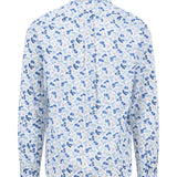 Fynch-Hatton - Mens Shirt - Premium Print - Crystal Blue 604 - Wildvine Clothing, Spalding, Lincolnshire