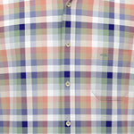 Fynch-Hatton - Mens Shirt - Colorful Combi Check - Peach 209 - Wildvine Clothing, Spalding, Lincolnshire