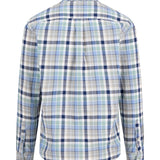 Fynch-Hatton - Mens Shirt - Multicolor Washed Oxford - Crystal Blue 604 - Wildvine Clothing, Spalding, Lincolnshire