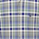Fynch-Hatton - Mens Shirt - Multicolor Washed Oxford - Crystal Blue 604 - Wildvine Clothing, Spalding, Lincolnshire
