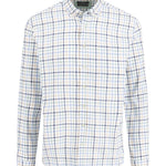 Fynch-Hatton - Mens Shirt - Multicolor Washed Oxford - White 802 - Wildvine Clothing, Spalding, Lincolnshire