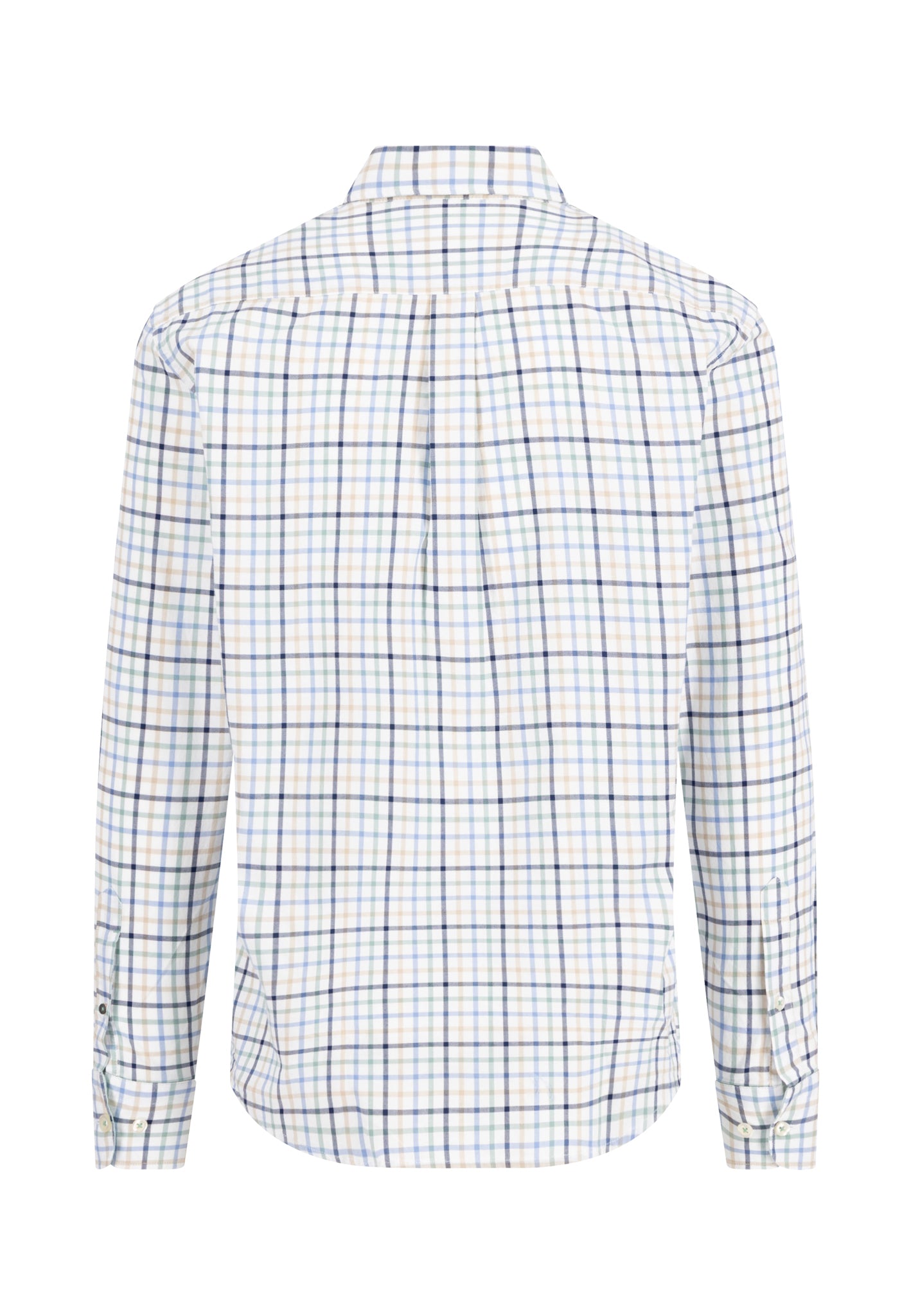 Fynch-Hatton - Mens Shirt - Multicolor Washed Oxford - White 802 - Wildvine Clothing, Spalding, Lincolnshire