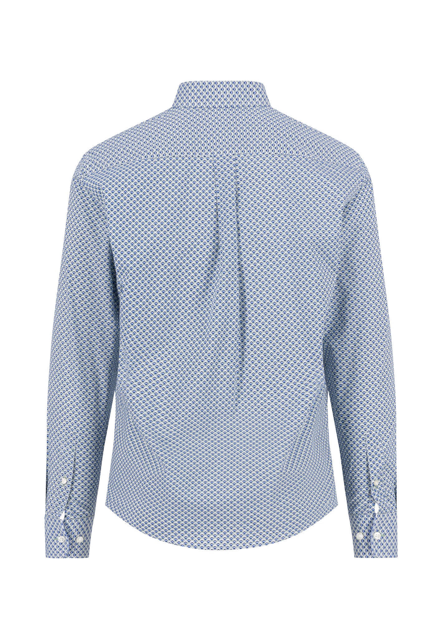 Fynch-Hatton - Mens Shirt - Combi Print - Fern - Wildvine Clothing, Spalding, Lincolnshire