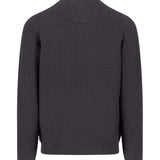 Fynch-Hatton - Mens Knitwear - Rollneck, Structure - Charcoal 998 - Wildvine Clothing, Spalding, Lincolnshire