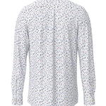 Fynch-Hatton - Mens Shirt - Flower Print - Berry - Wildvine Clothing, Spalding, Lincolnshire