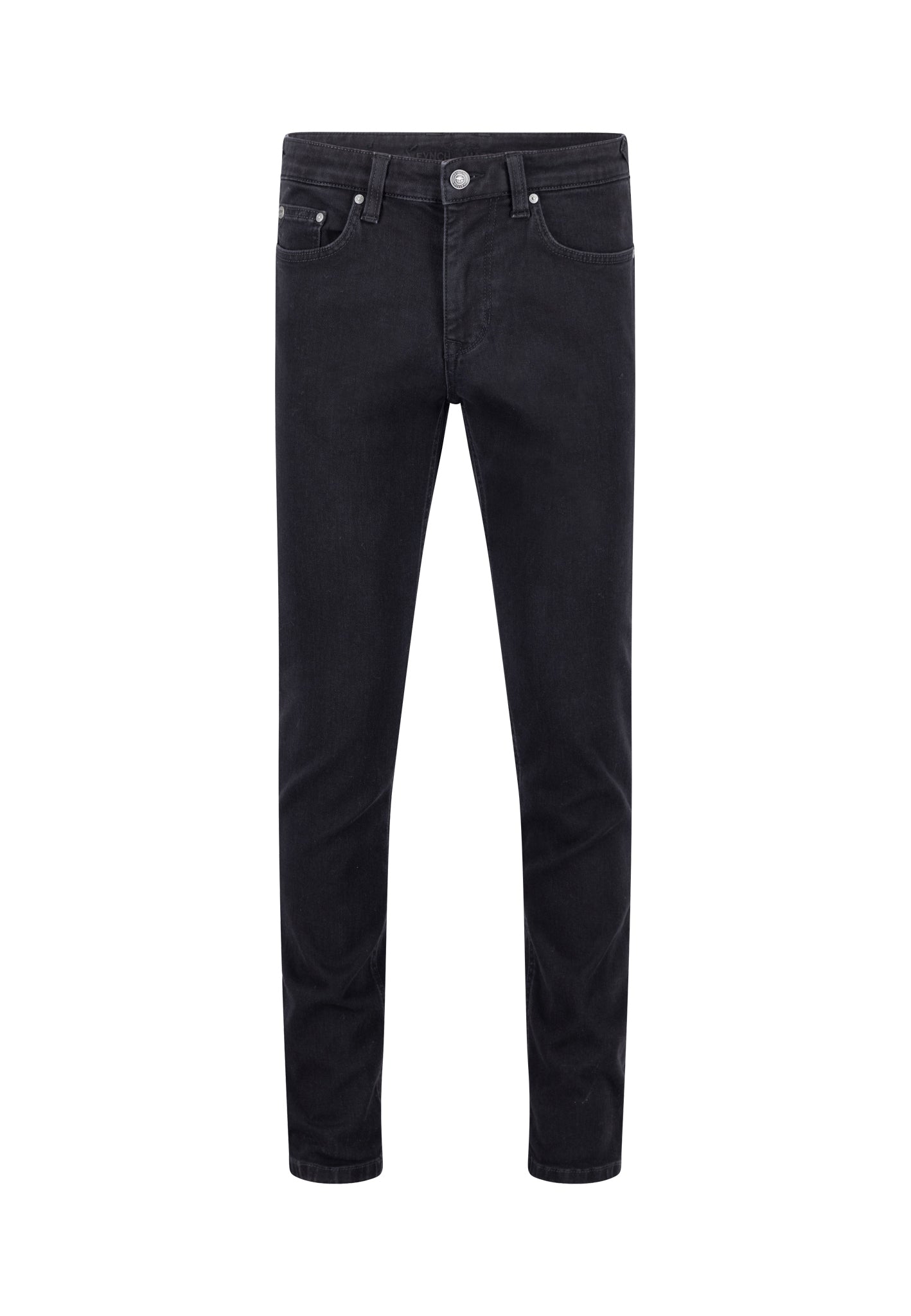 Fynch-Hatton - Mens Jeans - Tapered Slim - Black Denim - Wildvine Clothing, Spalding, Lincolnshire