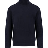 Fynch-Hatton - Mens Knitwear - Rollneck, Merino - Navy 690 - Wildvine Clothing, Spalding, Lincolnshire