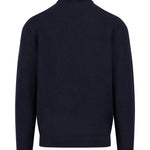 Fynch-Hatton - Mens Knitwear - Rollneck, Merino - Navy 690 - Wildvine Clothing, Spalding, Lincolnshire