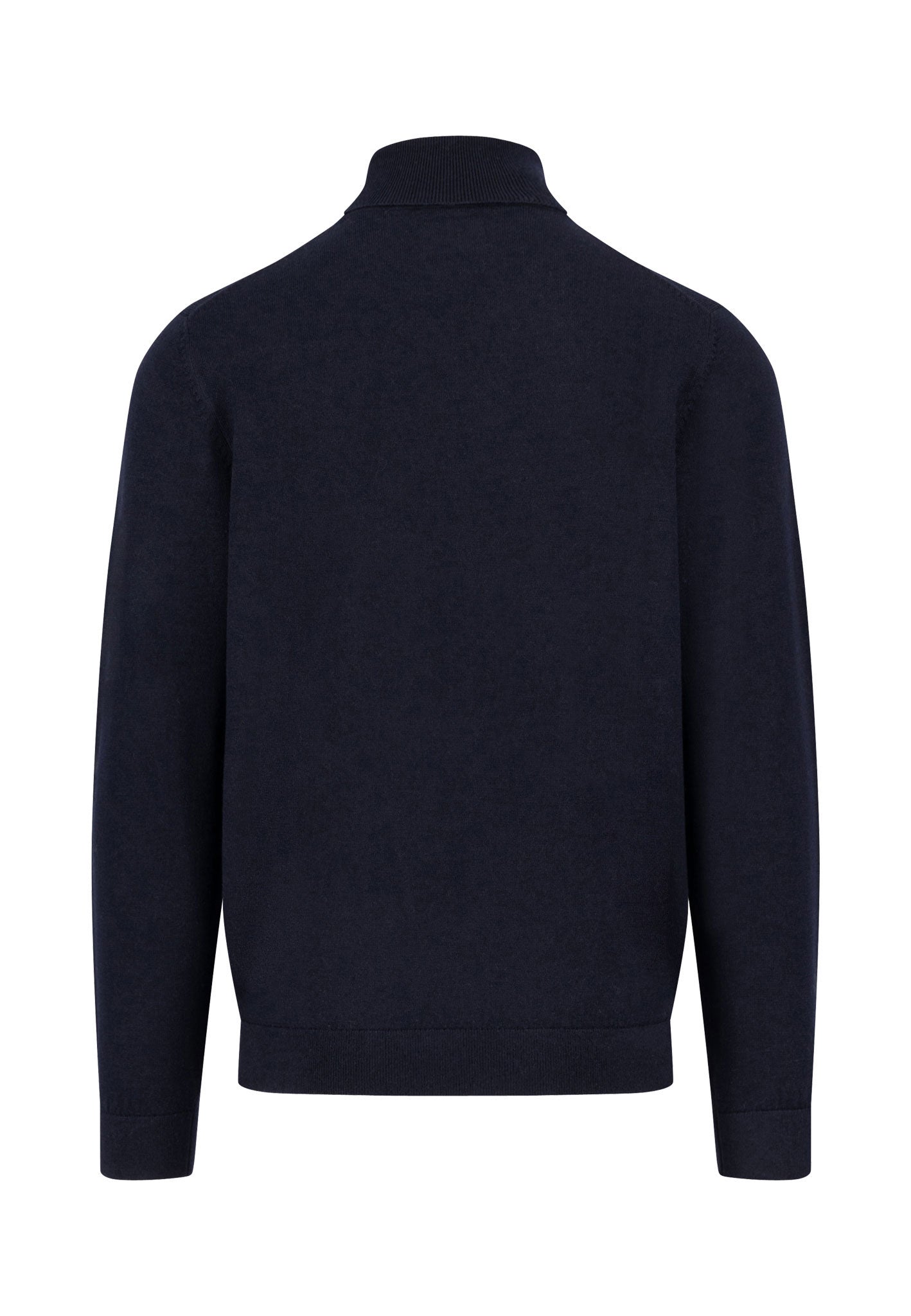 Fynch-Hatton - Mens Knitwear - Rollneck, Merino - Navy 690 - Wildvine Clothing, Spalding, Lincolnshire