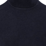 Fynch-Hatton - Mens Knitwear - Rollneck, Merino - Navy 690 - Wildvine Clothing, Spalding, Lincolnshire