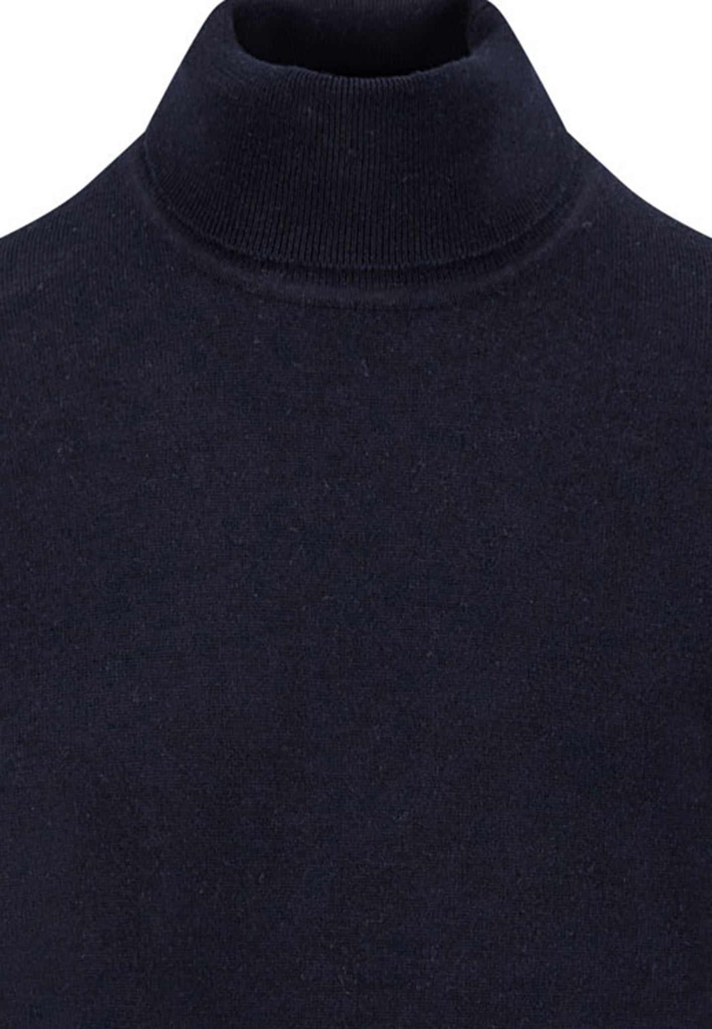 Fynch-Hatton - Mens Knitwear - Rollneck, Merino - Navy 690 - Wildvine Clothing, Spalding, Lincolnshire
