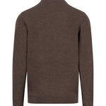 Fynch-Hatton - Mens Knitwear - Rollneck, Merino - Dark Chocolate 861 - Wildvine Clothing, Spalding, Lincolnshire