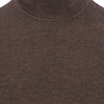 Fynch-Hatton - Mens Knitwear - Rollneck, Merino - Dark Chocolate 861 - Wildvine Clothing, Spalding, Lincolnshire