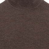 Fynch-Hatton - Mens Knitwear - Rollneck, Merino - Dark Chocolate 861 - Wildvine Clothing, Spalding, Lincolnshire