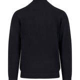 Fynch-Hatton - Mens Knitwear - Rollneck, Merino - Black 999 - Wildvine Clothing, Spalding, Lincolnshire