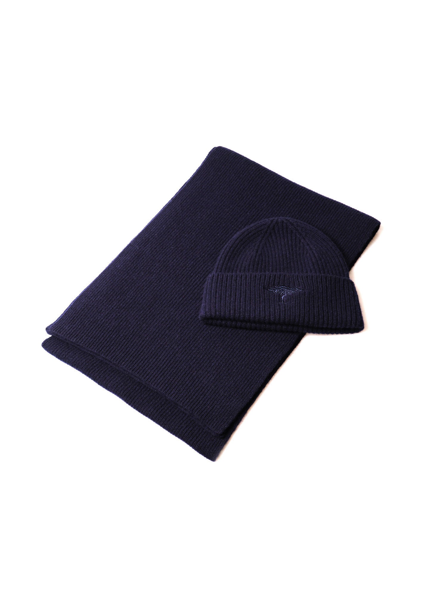 Fynch-Hatton - Mens Beanie & Scarf Set - Navy 685 - Wildvine Clothing, Spalding, Lincolnshire