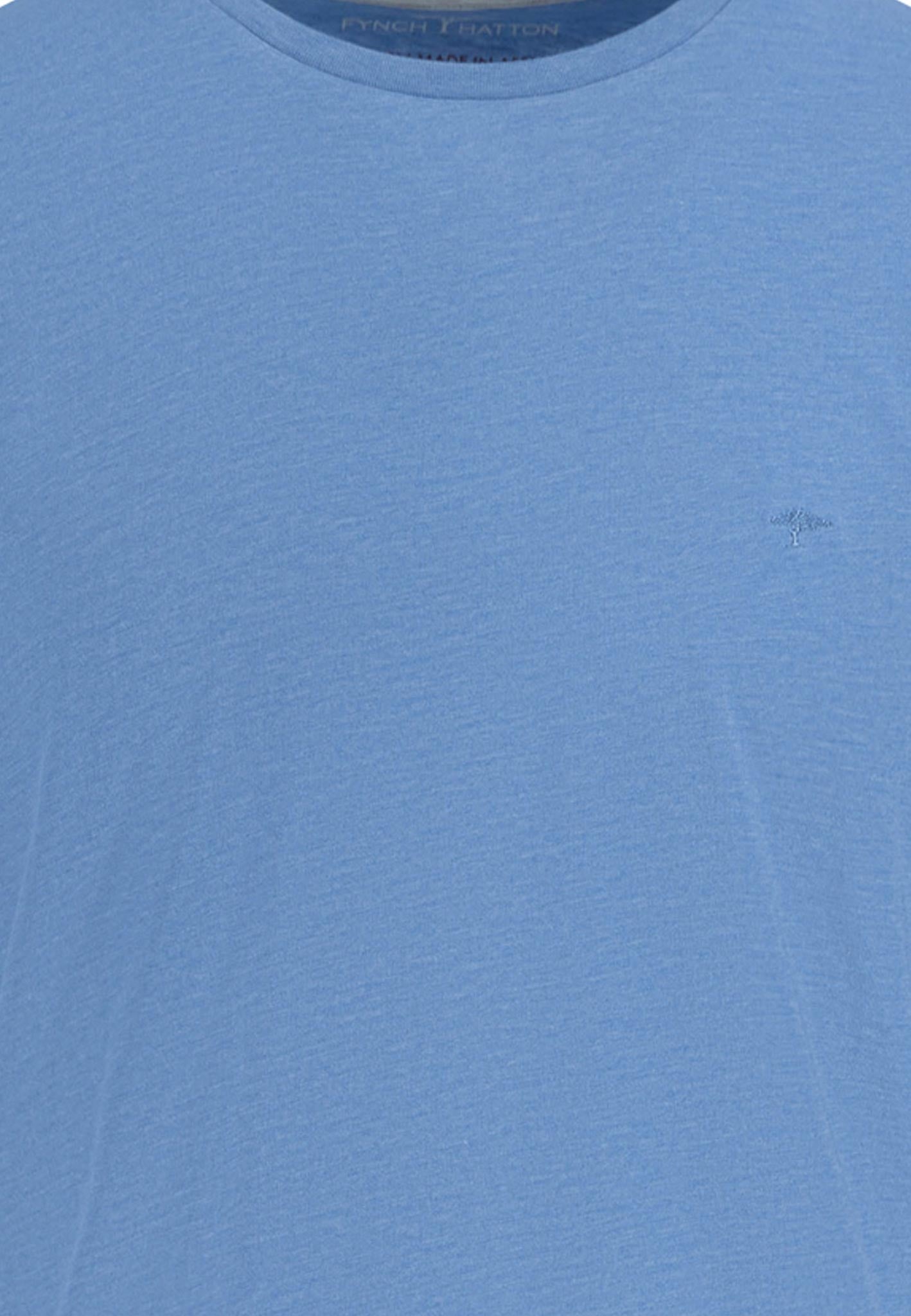 Fynch-Hatton - Mens T-Shirt - Single Jersey - Crystal Blue 604 - Wildvine Clothing, Spalding, Lincolnshire