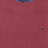 Fynch-Hatton - Mens Knitwear - O-Neck, Superfine - Berry - Wildvine Clothing, Spalding, Lincolnshire