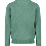Fynch-Hatton - Mens Knitwear - O-Neck, Superfine - Fern - Wildvine Clothing, Spalding, Lincolnshire