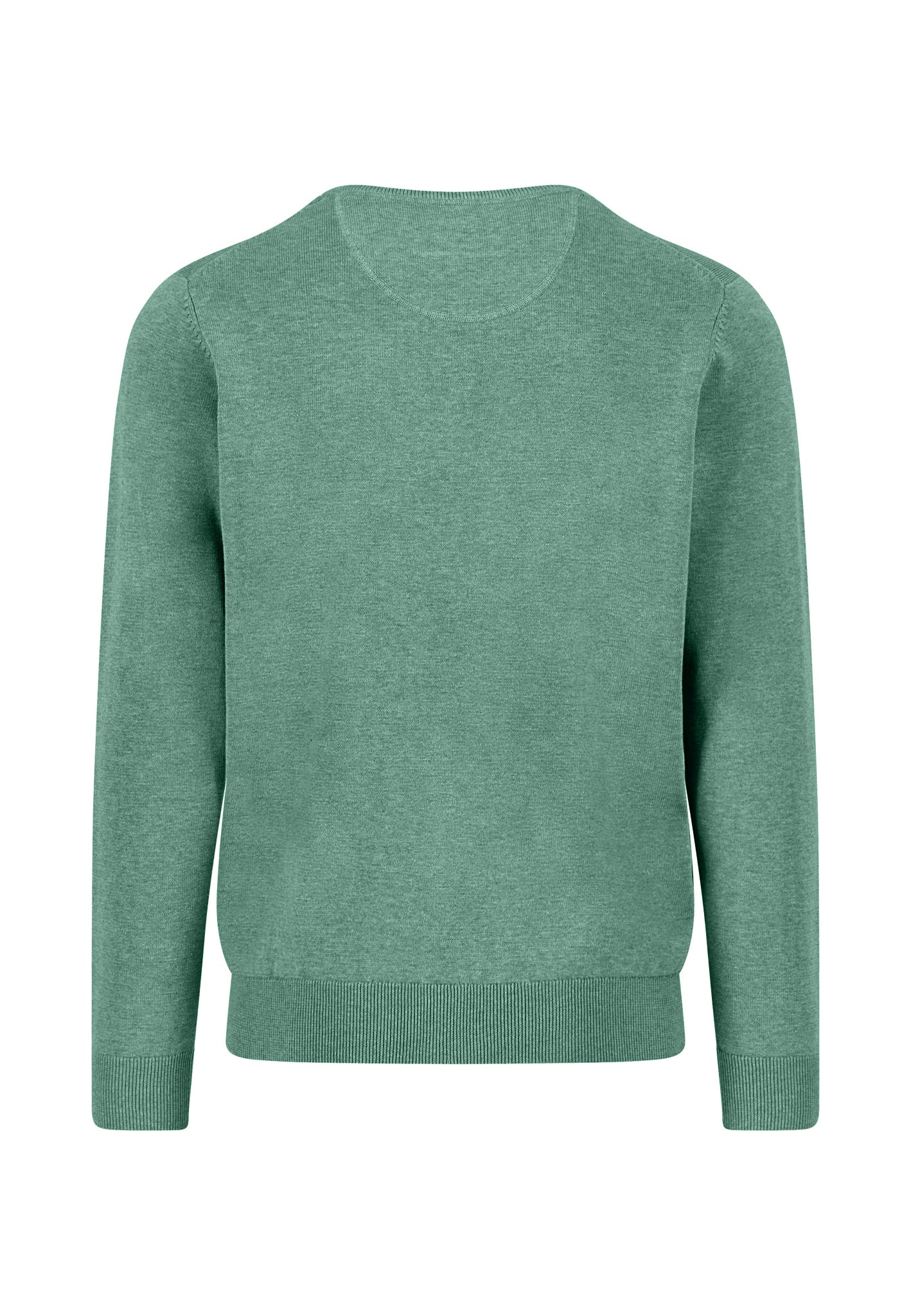 Fynch-Hatton - Mens Knitwear - O-Neck, Superfine - Fern - Wildvine Clothing, Spalding, Lincolnshire