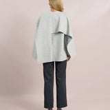 D.E.C.K By Decollage - Shawel Detail Jacket - Taupe - Wildvine Clothing, Spalding, Lincolnshire