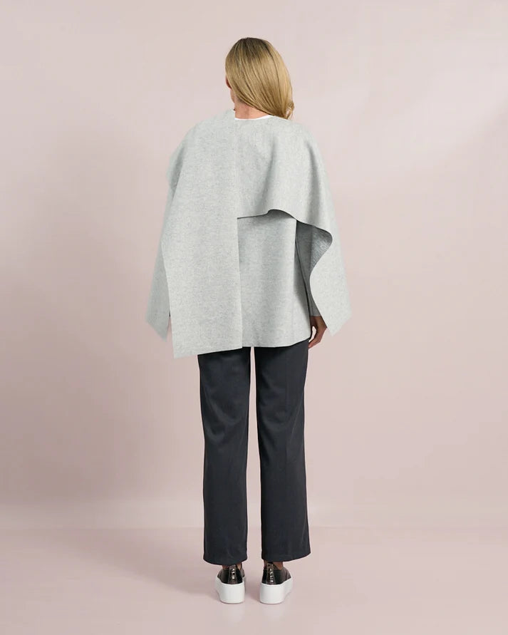 D.E.C.K By Decollage - Shawel Detail Jacket - Taupe - Wildvine Clothing, Spalding, Lincolnshire