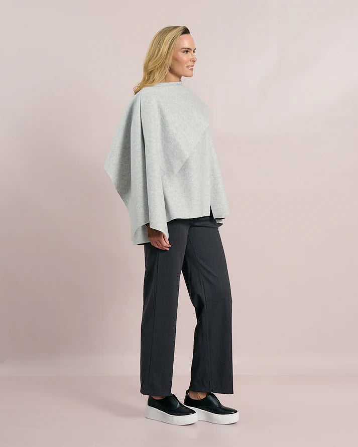 D.E.C.K By Decollage - Shawel Detail Jacket - Taupe - Wildvine Clothing, Spalding, Lincolnshire