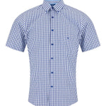 DG's Drifter Mens - Regular Short Sleeve Casual Shirt - Sky Blue Geneva - Wildvine Clothing, Spalding, Lincolnshire