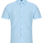 DG's Drifter Mens - Regular Short Sleeve Casual Shirt - Light Blue - 14501SS - 21 - Wildvine Clothing, Spalding, Lincolnshire