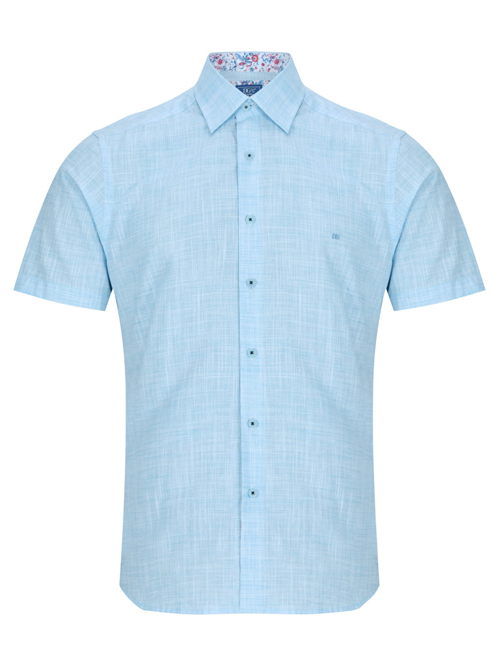 DG's Drifter Mens - Regular Short Sleeve Casual Shirt - Light Blue - 14501SS - 21 - Wildvine Clothing, Spalding, Lincolnshire